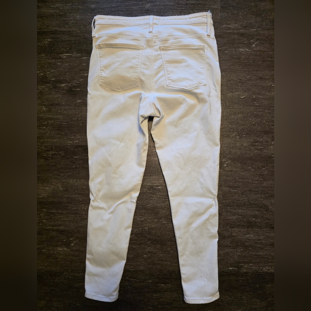 Madewell White Skinny High-Rise Jeans - Picture 3 of 8